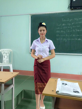 Thippakone - một cán sự lớp gương mẫu, trách nhiệm